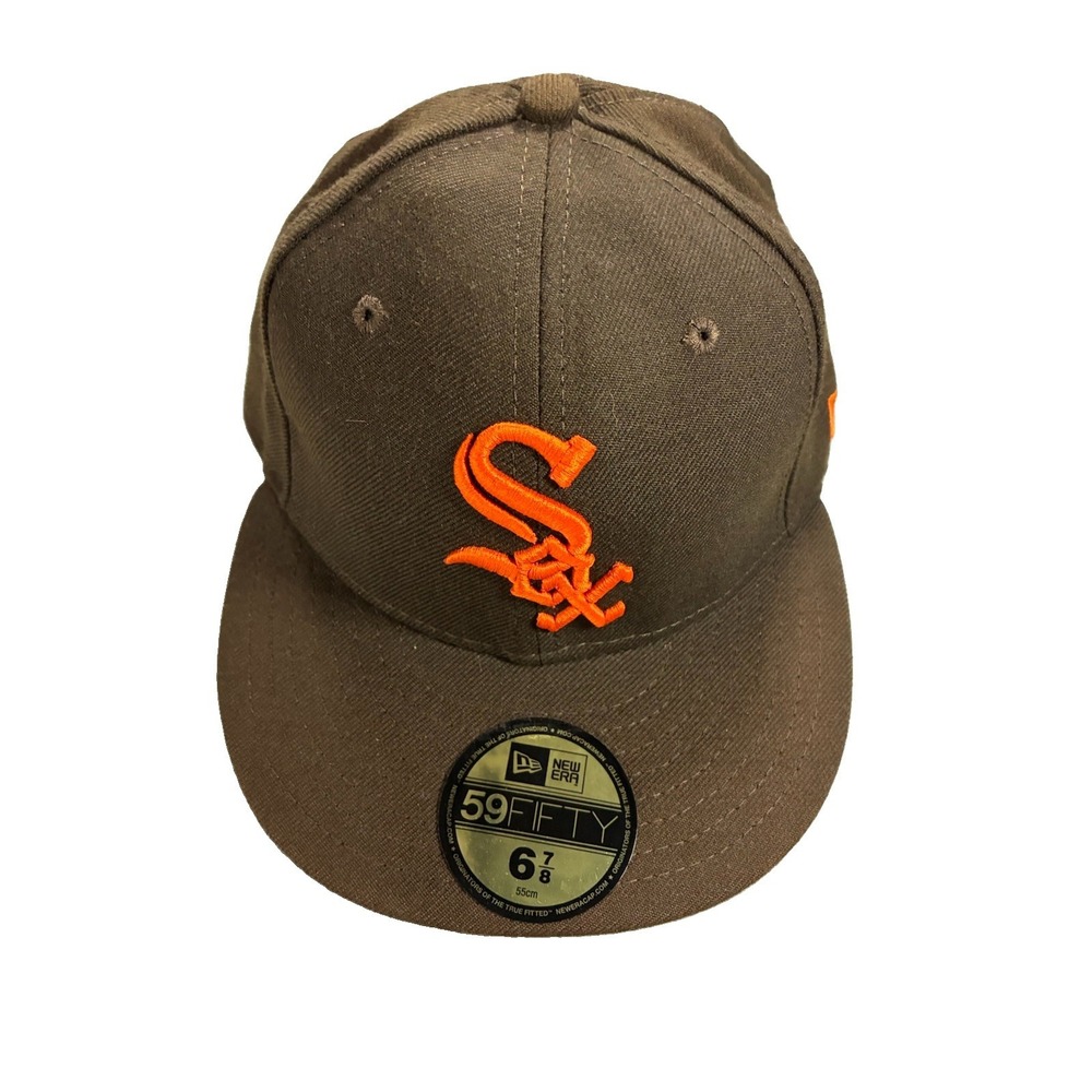 Y2K Chicago White Sox New Era 5950 100% Wool Made In USA 6-7/8